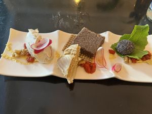 Cheese platter, wow!   at 42 Degrés in Paris