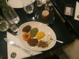 sweet part of the brunch at 42 Degrés in Paris