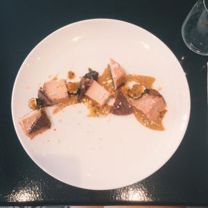 passion fruit cheese cake at 42 Degrés in Paris