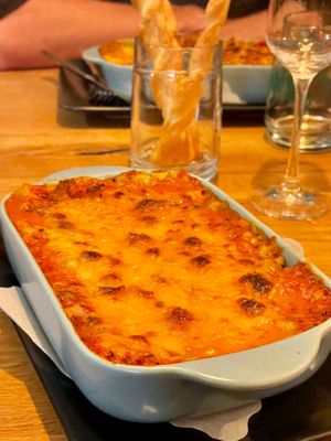 vegan lasagne at Kreiers Alp in Hohenems