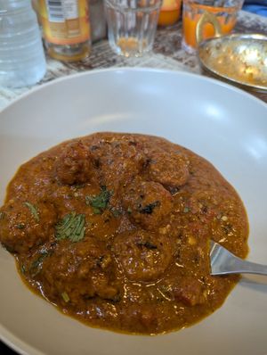 Vegan tikka masala at Manjeera - Food Stall in Pontypridd