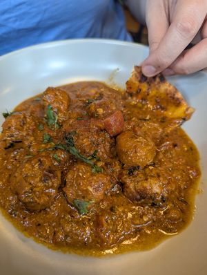 Vegan tikka masala at Manjeera - Food Stall in Pontypridd