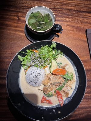 Peanut curry  at Buddha Bowl in Hannover