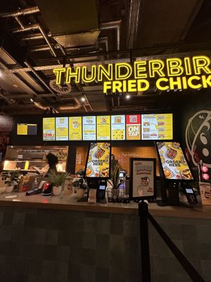 Offers a plant based menu    at Thunderbird Fried Chicken - Kiosk  in East London