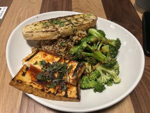 Chili glazed grilled tofu bowl - good!   at Urban Plates in Sacramento