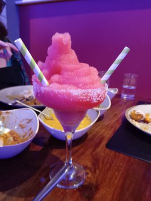Strawberry Sunrise Mocktail at Saji's  in Gateshead