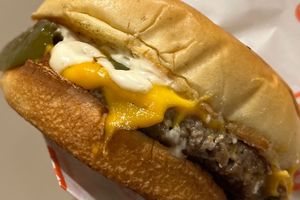 Classic Burger at Shahar in Louisville