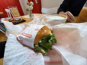 Double Classic Burger #Veganuary at Shahar in Louisville