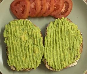 Avocado on Rye bread at Cheeva Health Cafe in Chiang Mai