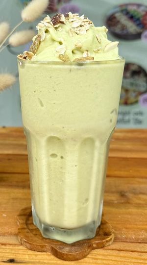 Avocado Smoothie at Cheeva Health Cafe in Chiang Mai