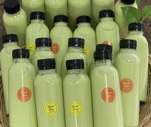 Drinks to take away at Cheeva Health Cafe in Chiang Mai