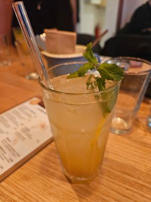 Hausgemachter Eistee at Weidenkantine in Hamburg