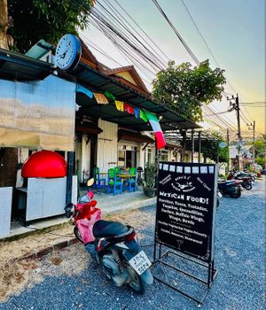 The outside .  at Tito's Bitchin' Burritos & Sourdough Pizzas in Koh Samui