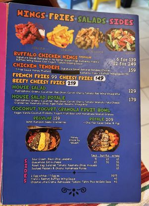 2026 menu  at Tito's Bitchin' Burritos & Sourdough Pizzas in Koh Samui