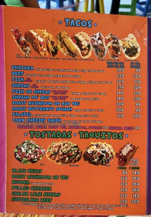 2026 menu  at Tito's Bitchin' Burritos & Sourdough Pizzas in Koh Samui