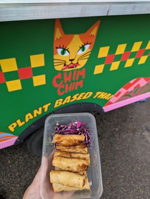 Spring rolls at Chim Chim in Norwich