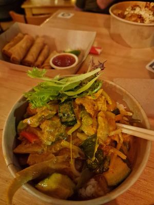 Chicken curry!! Delicious at Chim Chim in Norwich