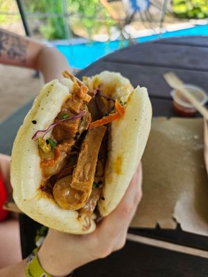 Bao bun at Holy Dumpling! in Colombo