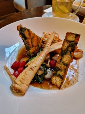 Semmelknödel vegan at Oxymoron in Berlin