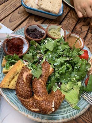Vegan Breakfast  at Kahve 6 in Istanbul