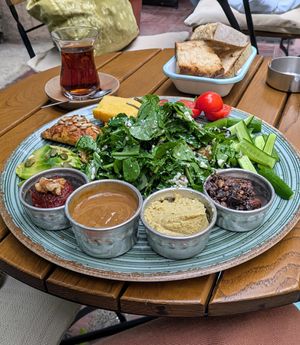 Vegan breakfast - yum 😋 at Kahve 6 in Istanbul