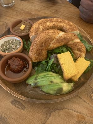 Vegan breakfast  at Kahve 6 in Istanbul