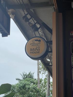 Sign of Cafe  at Mini House in Ao Nang