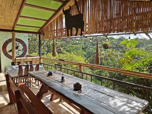 Inside at Bar Restaurante Paellas La Oropendola in Nuevo Arenal