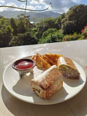Vegan Burrito at Bar Restaurante Paellas La Oropendola in Nuevo Arenal