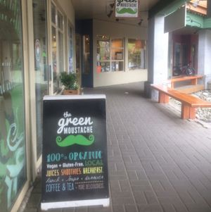 Shop entrance at The Green Moustache - Lorimer Rd in Whistler