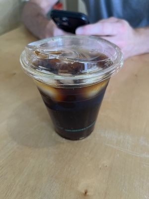 Iced coffee  at The Green Moustache - Lorimer Rd in Whistler