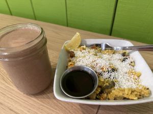 Kitchari and The Hook Smoothie  at The Green Moustache - Lorimer Rd in Whistler