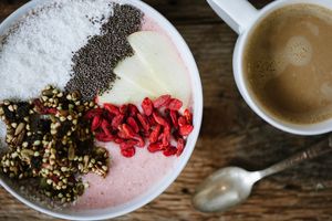 Smoothie Bowl at The Green Moustache - Lorimer Rd in Whistler