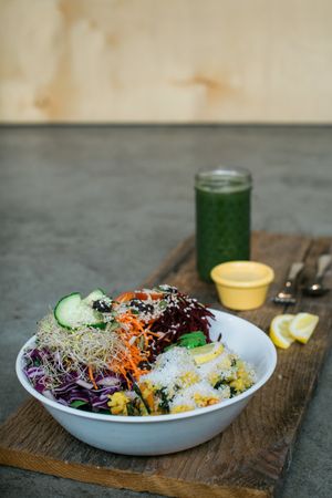 Kitchari Salad Combo at The Green Moustache - Lorimer Rd in Whistler