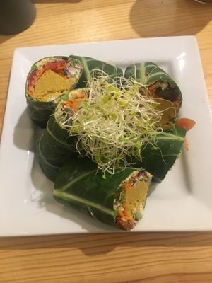 Falafel wrap at The Green Moustache - Lorimer Rd in Whistler