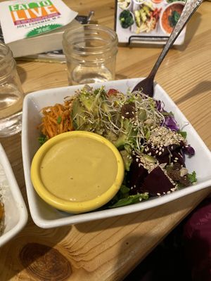 The buddha bowl  at The Green Moustache - Lorimer Rd in Whistler