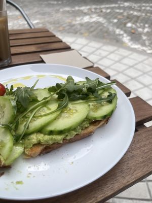 Avo on toast   at Yanetta in Porto