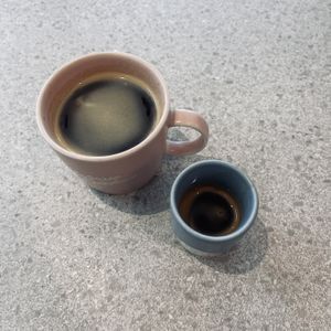 Americano and double espresso   at Melrose Kitchen Eaux-vives - The Health Corner in Geneva
