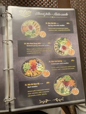 Menu   at Simba in Plzen