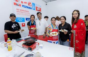 Inter exchange recipe program with Thai chef and Kashi Chaat chef at Go wholesale  at KASHI CHAAT in Pattaya