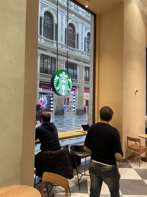 From inside   at Starbucks - Napoli Galleria in Naples