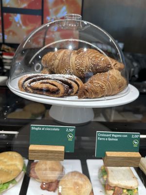 Vegan baked goods  at Starbucks - Napoli Galleria in Naples