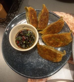 Yasai vegetable gyozas at Wagamama in Dundee
