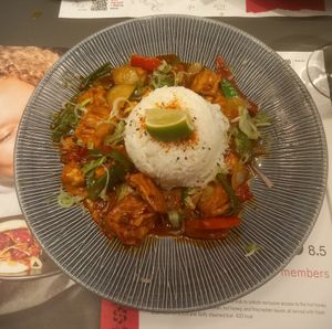 Firecracker tofu curry at Wagamama in Dundee