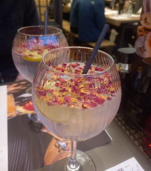 Blossom gin at Wagamama in Dundee