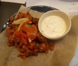 Vegan chicken firecracker at Wagamama in Dundee