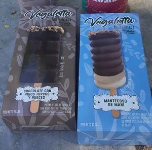Delicious ice cream bars at Helados Vegalatto in Montevideo