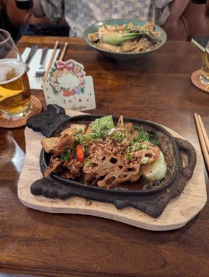 Vegan sizzler at Viet Soul in Manchester