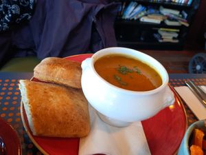 Carrot Soup at Durano Lounge in Tynemouth