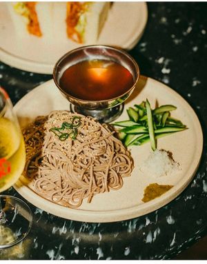Zaru soba   at Bar Yuki in Milton